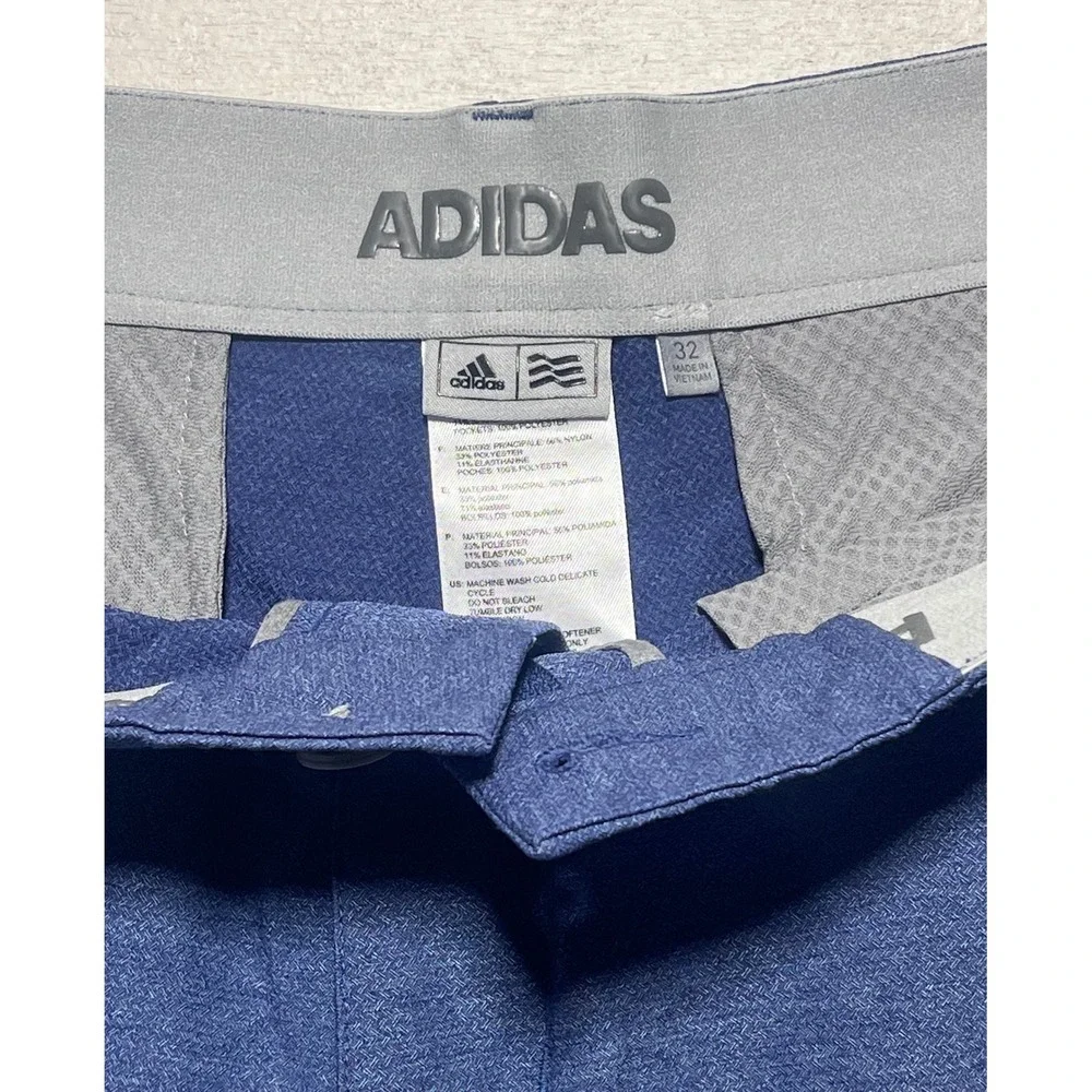 Lot of 2 Adidas Men Ultimate365 Golf Short Blue Navy Size 32 Performance Stretch
